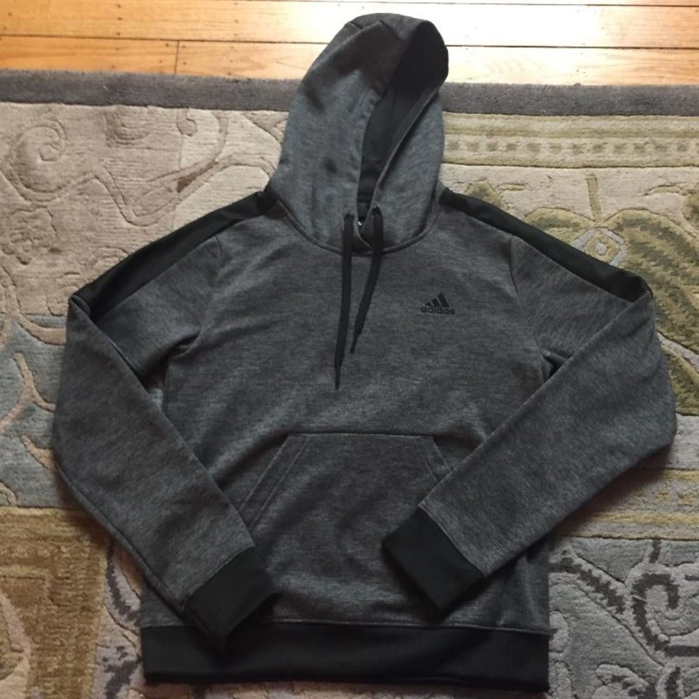 adidas grey & black sweatshirt